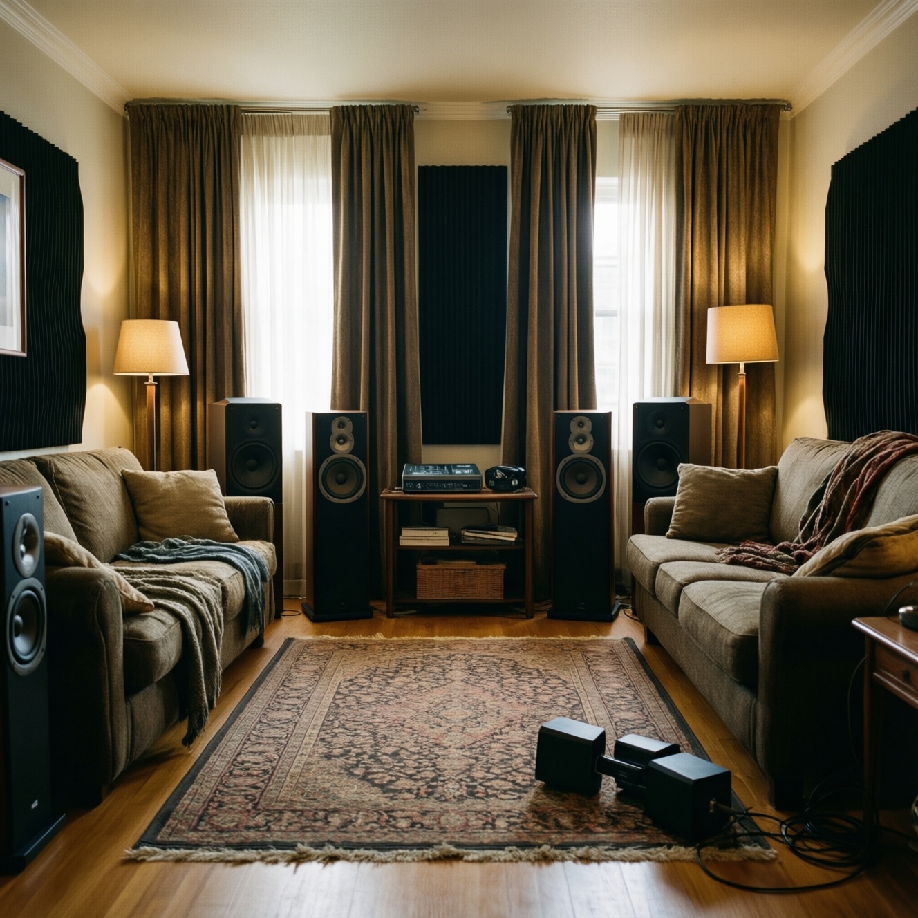 Комнатная акустика без ремонта: как улучшить звук расстановкой, шторами и панелями