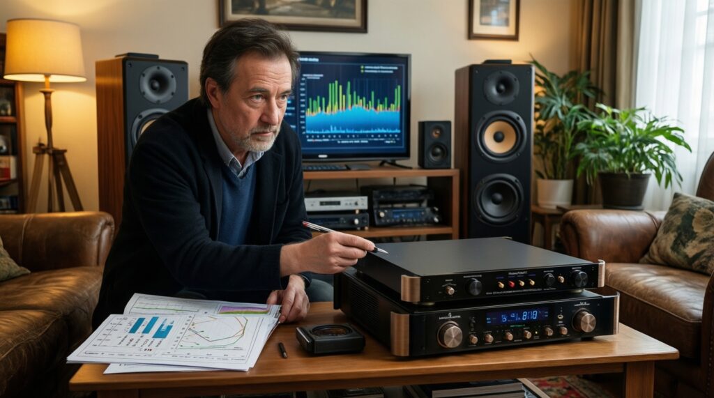 Акустика полочная vs напольная: как выбрать под комнату и стиль музыки - иллюстрация