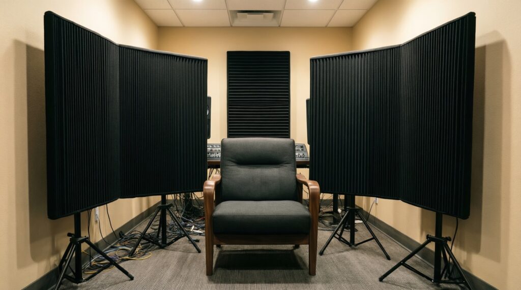 Комнатная акустика без ремонта: бюджетные способы улучшить звук (ковры, шторы, панели) - иллюстрация