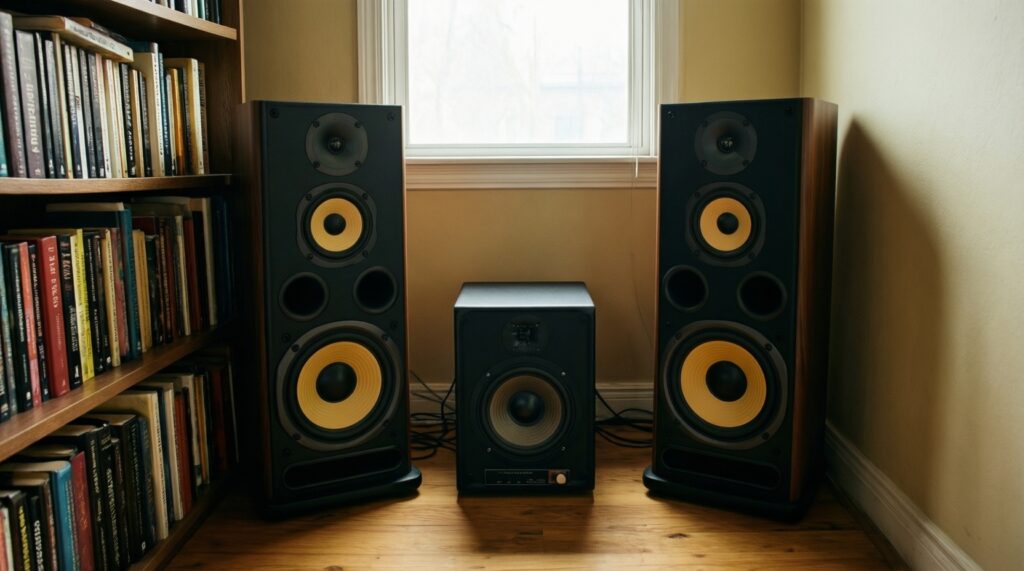 Полочные vs напольные колонки: как выбрать под комнату и привычки прослушивания - иллюстрация