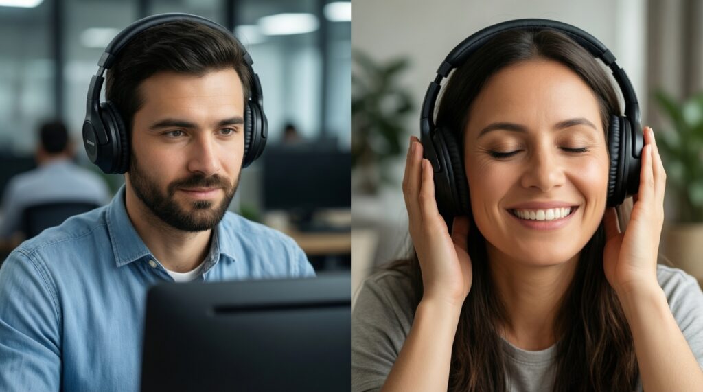 Наушники открытые vs закрытые: как выбрать под жанры, дом и офис - иллюстрация